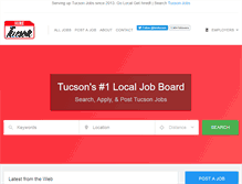 Tablet Screenshot of hiretucson.com